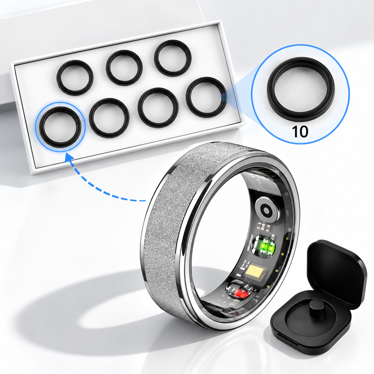 COLMI R10 Smart Ring – Smart Health & Activity Tracker with Heart Rate & Sleep Monitoring