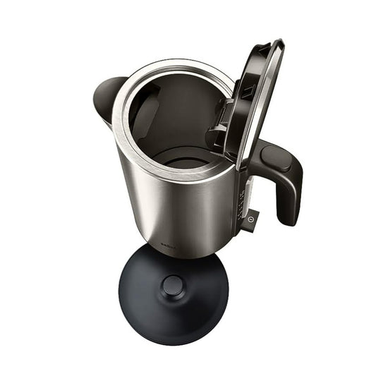 BRAUN Electric Kettle WK5200BK, 1.7L Capacity, 2200W, RapidBoil System, Stainless Steel Body