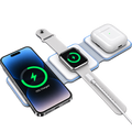 3-in-1 Wireless Charging Pad – 15W Fast Wireless Charger for Phone, Apple Watch & AirPods
