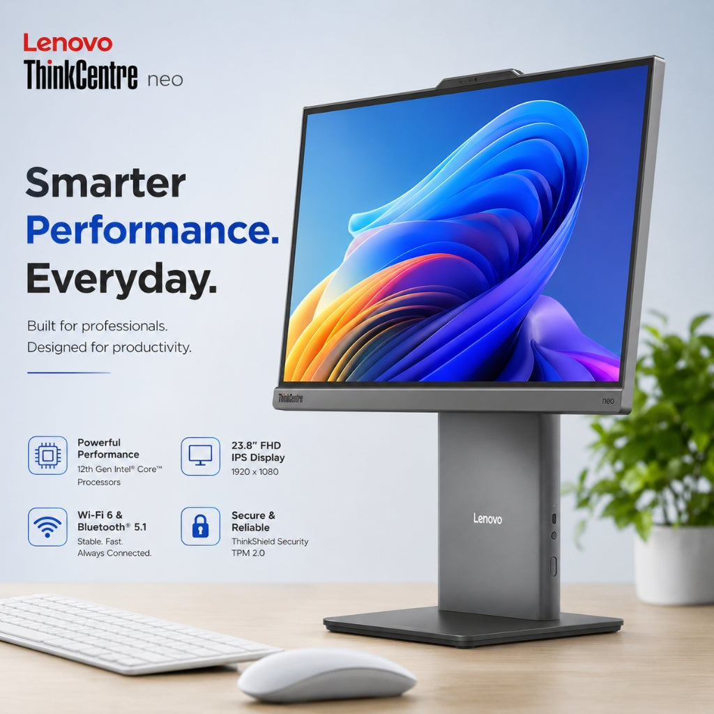 Lenovo ThinkCentre neo 50a 24 Gen 6 AIO | Core Ultra 5 | 16GB | 512GB SSD | 23.8" (Non-Touch))