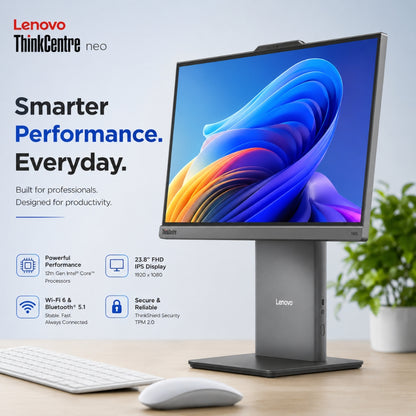 Lenovo ThinkCentre neo 50a 24 Gen 6 AIO | Core Ultra 5 | 16GB | 512GB SSD | 23.8" (Non-Touch))