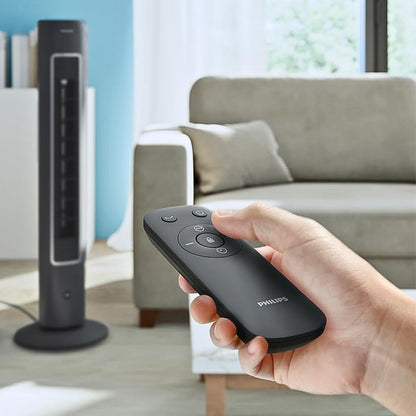 Philips CX5535/11 5000 Series 40W Tower Fan with Remote Control, Sleep Mode, Aroma Diffuser & Child Lock – Tower Fan