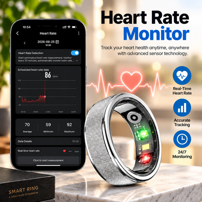 COLMI R10 Smart Ring – Smart Health & Activity Tracker with Heart Rate & Sleep Monitoring