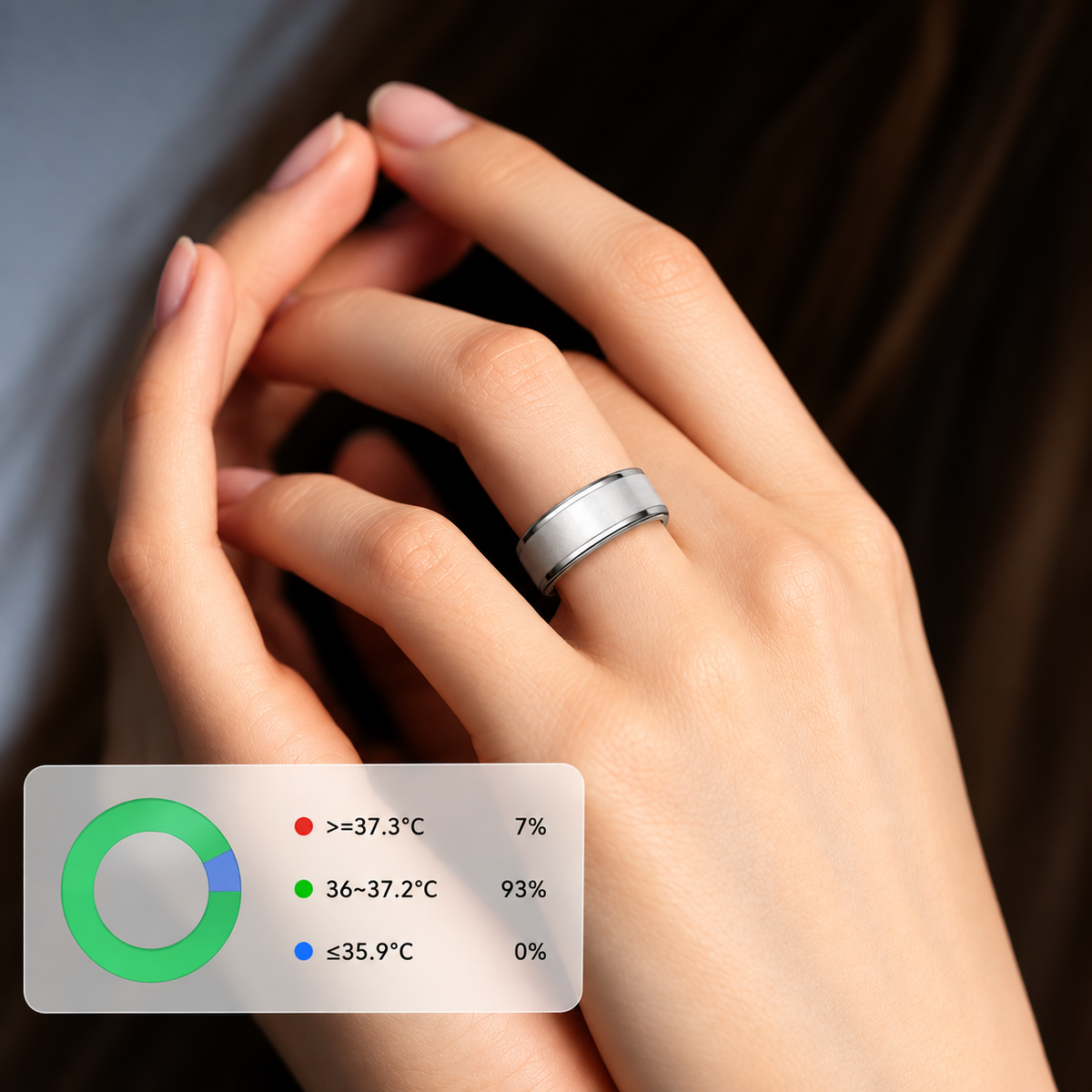 COLMI R10 Smart Ring – Smart Health & Activity Tracker with Heart Rate & Sleep Monitoring