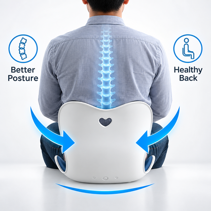 Comfort Posture Correction Chair Seat – Ergonomic Back & Lumbar Support Cushion