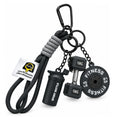Fitness Dumbbell Keychain – Mini Gym Weight Keyring Charm for Gym Lovers, Fitness & Sports Fans