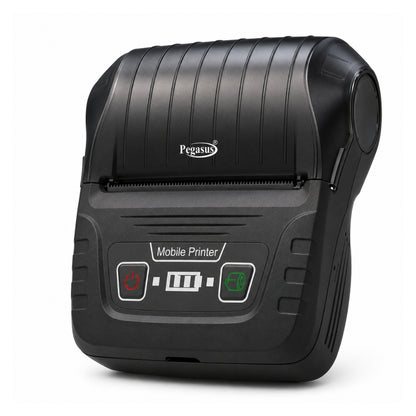 Pegasus PM200 Mini Bluetooth Label & Receipt Printer 203DPI, 58mm Thermal Printing