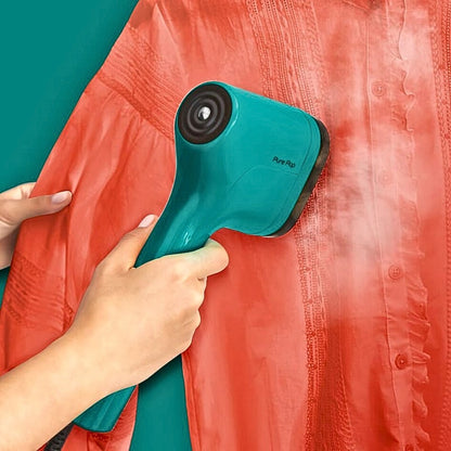 Tefal Pure Pop DT2024 Handheld Garment Steamer with 20g/min Steam Output, Reversible Lint Pad & Ultra-Compact Design – Garment Steamer