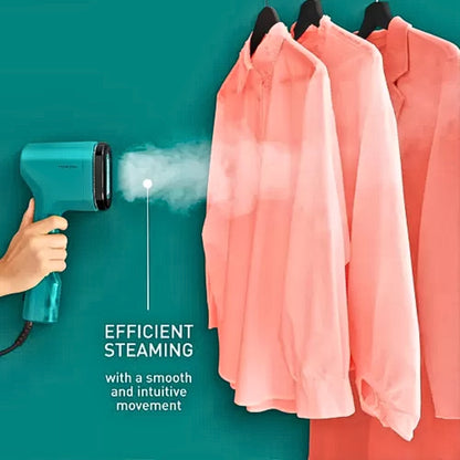 Tefal Pure Pop DT2024 Handheld Garment Steamer with 20g/min Steam Output, Reversible Lint Pad & Ultra-Compact Design – Garment Steamer