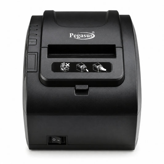 Pegasus PR8003 80mm Thermal Receipt Printer with USB & LAN, 260mm/s Auto Cutter