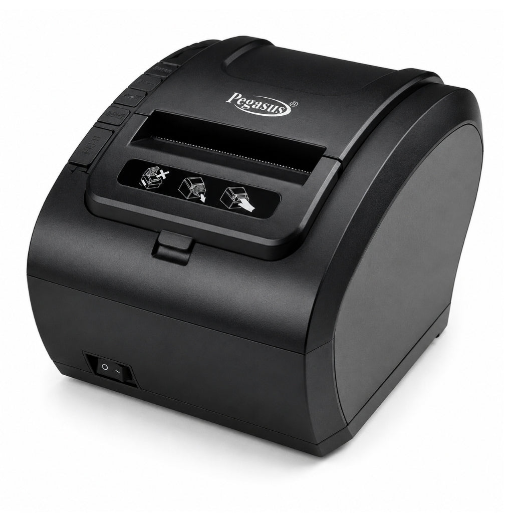 Pegasus PR8003 80mm Thermal Receipt Printer with USB & LAN, 260mm/s Auto Cutter