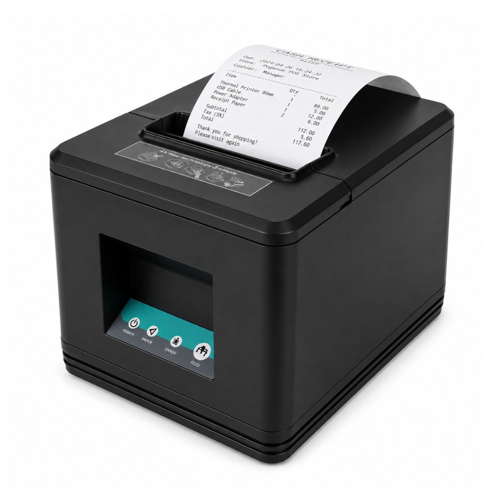 Pegasus PR8005 80mm Thermal POS Receipt Printer with USB & LAN