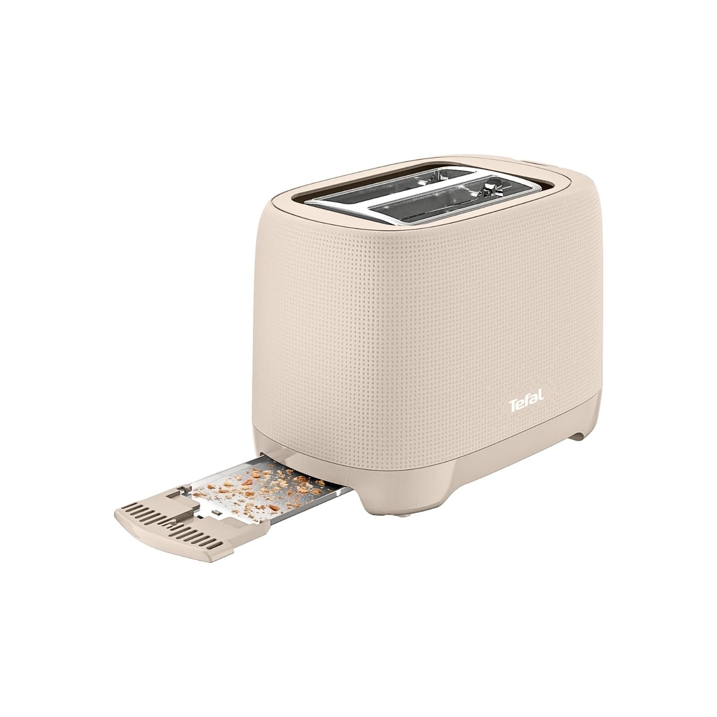 Tefal Morning TT2M1B27 2-Slot Toaster with Bun Warmer, 7 Browning Levels, Extra-Wide Slots, High Lift, Removable Crumb Tray & Stop Function, 850W – Light Grey