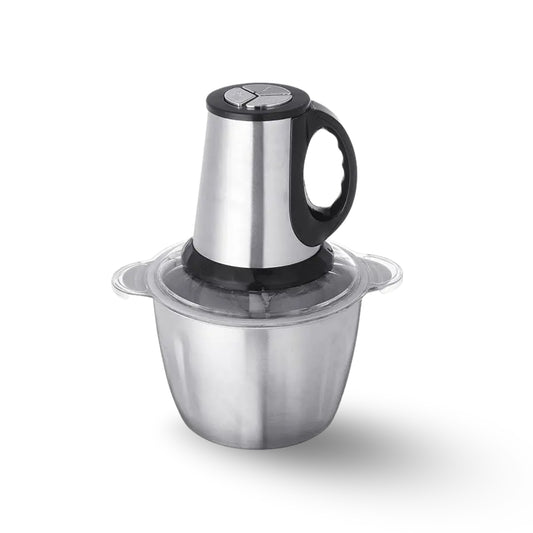 Silver Crest Royal Electric Meat Grinder 950W, 3L Stainless Steel Food Chopper with 6 Stainless Steel Blades, 2 Speed Modes, Multi-Function Meat & Vegetable Grinder