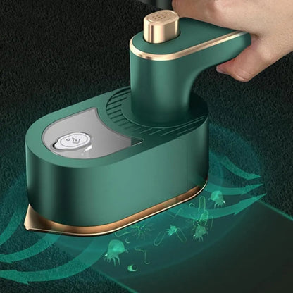 3-in-1 Mini Steam Iron, Portable Handheld Garment Steamer with Foldable Design, High Temperature Steam, Fine Mist Spray & Anti-Scald Base for Clothes & Travel